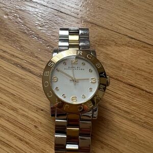 Marc by Marc Jacobs Two-Tone Gold and Silver Watch